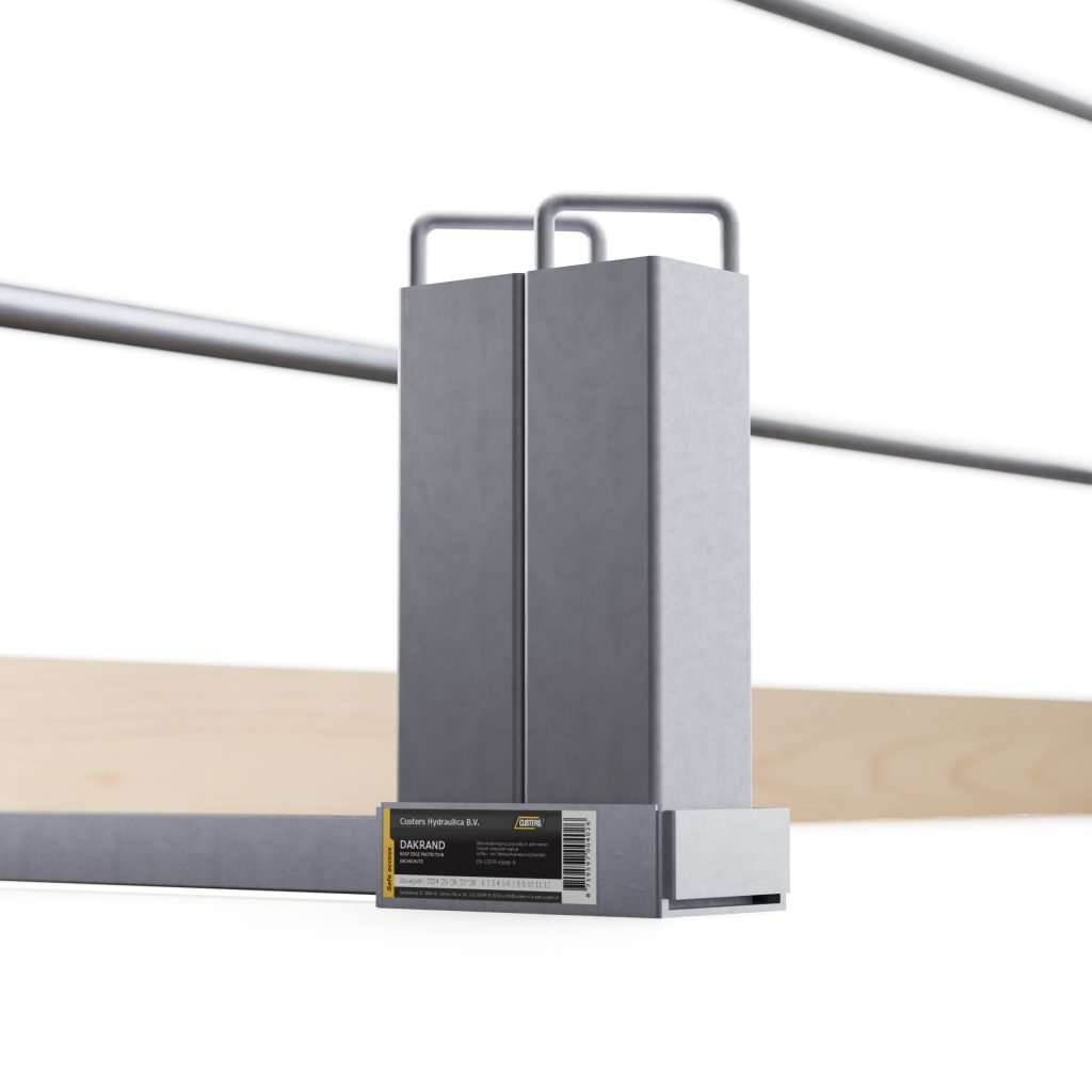 Střešní ochranné zábradlí (Roof Edge Protection) — Custers — fotografie 3