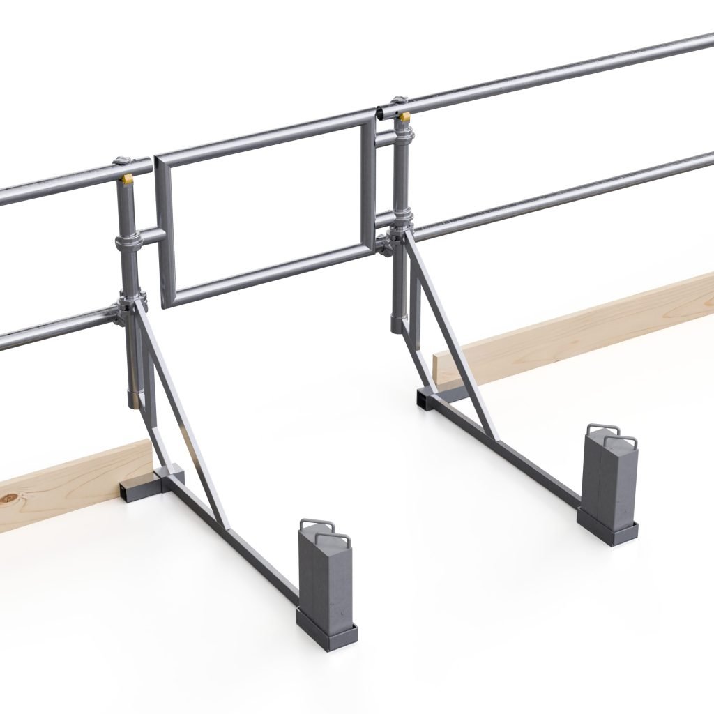 Střešní ochranné zábradlí (Roof Edge Protection) — Custers — fotografie 5