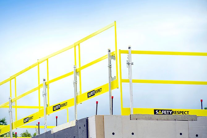 Protipádové rámové bariéry (Frame Barrier Alu) — SafetyRespect — fotografie 2