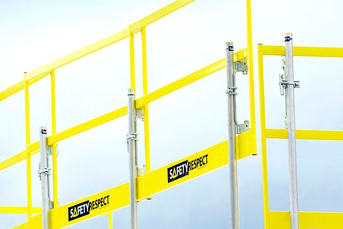 Protipádové rámové bariéry (Frame Barrier Alu) — SafetyRespect — fotografie 3