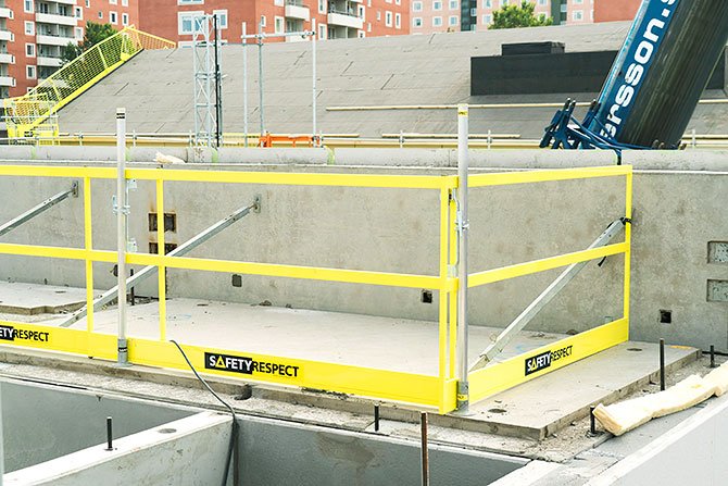 Protipádové rámové bariéry (Frame Barrier Alu) — SafetyRespect — fotografie 4